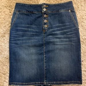 prana denim skirt